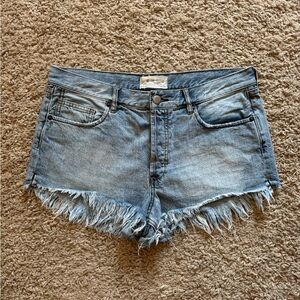 FREE PEOPLE We The Free Cutoff Jean Shorts